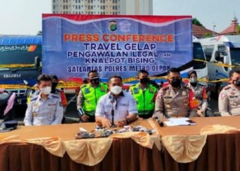 Tak Jera Angkut Pemudik, 22 Travel Tak Berizin Diamankan di Jalan Tikus Depok