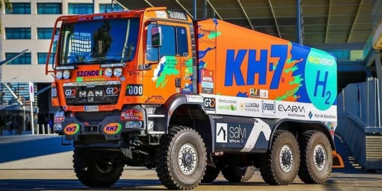 Tim Asal Spanyol Ini Pakai Truk Diesel-Hidrogen Di Reli Dakar 2023