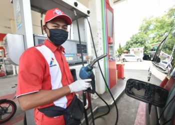 Transaksi Non-Tunai di SPBU Kota Surabaya Meningkat Lima Kali Lipat, Pasca Dua Pekan Uji Coba