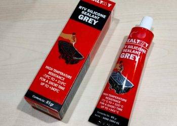 Tutup Rembesan Oli Mesin yang Bocor Bisa Pakai Wealthy Silicone Sealant Grey