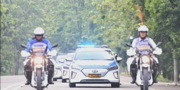 Ubah Kebiasaan Baru, Korlantas Polri Lakukan Pelatihan Personil Kelola Motor dan Mobil Listrik Untuk Pengamanan KTT G20