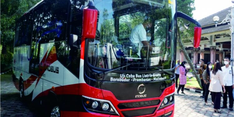 Usai Dipakai di KTT G20, E-Inobus Hadir Layani Pengunjung TMII