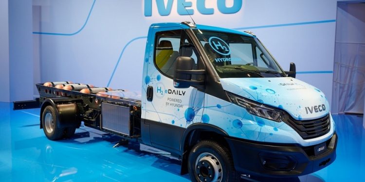 Van eDaily FCEV Hasil Kolaborasi Iveco dan Hyundai Terungkap di IAA Transportation 2022