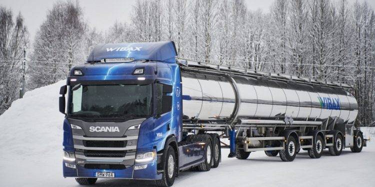 Wibax Operasikan Truk Listrik Seberat 64 ton dari Scania