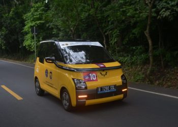 Wuling Air ev Tiba di Bali Usai Ikut Turing Kendaraan Listrik