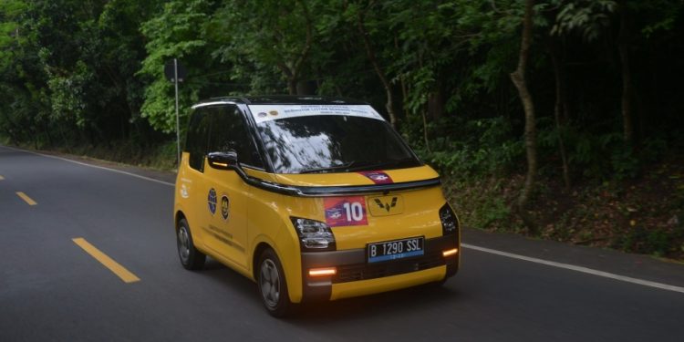 Wuling Air ev Tiba di Bali Usai Ikut Turing Kendaraan Listrik