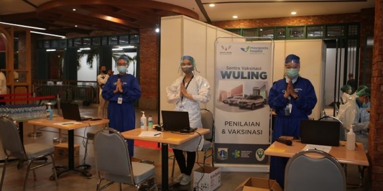 Wuling Gelar Vaksinasi Tahap Dua di Kelapa Gading Jakarta