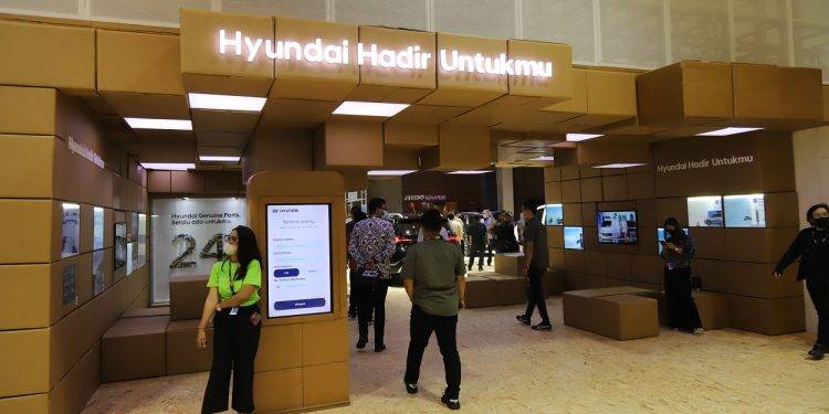 Tampil Beda di IIMS 2023, Hyundai Sustainable Space 70 Persen Pakai Sisa Bahan Pabrik