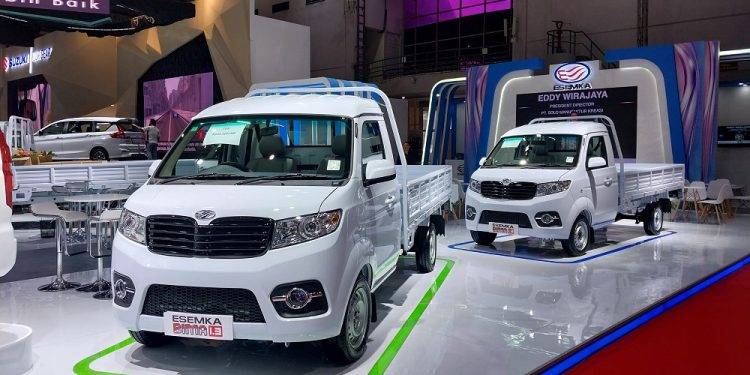 Test Drive Pikap Esemka Bima 1.3 di IIMS 2023, Punya Bak Kargo yang Luas