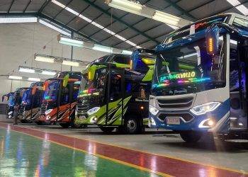 PO Haryanto Tambah 5 Bus Baru dari Karoseri Adiputro