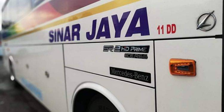 PO Sinar Jaya Buka Rute Baru Pelabuhan Semayang – IKN Pakai Bus Medium