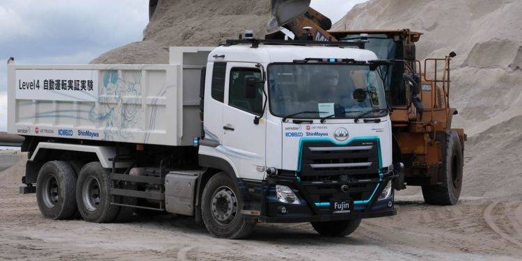 UD Trucks dan Kobe Steel Lakukan Uji Coba Truk Otonom Level 4