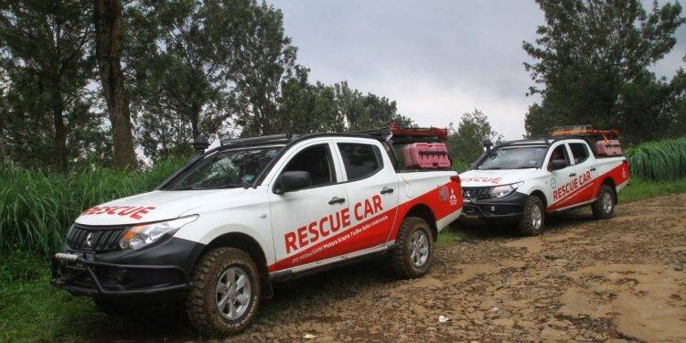Kolaborasi Bersama Komunitas Offroad, MMKSI Kembali Hibur Masyarakat Korban Gempa Cianjur