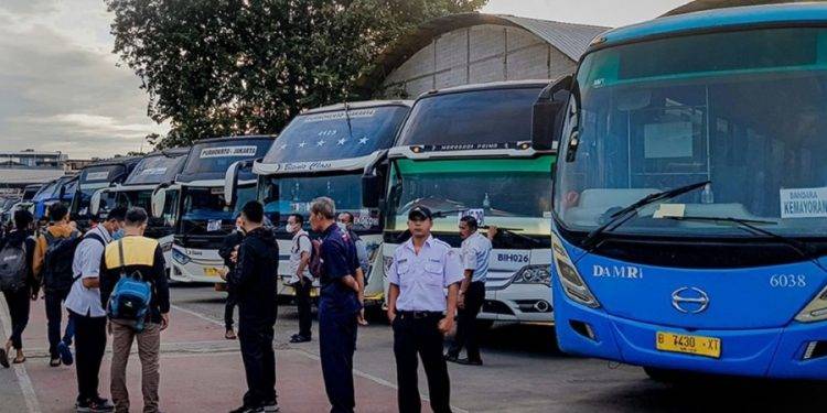 1.009 Bus Dikerahkan Untuk Mudik Gratis yang Diselenggarakan Kementerian BUMN