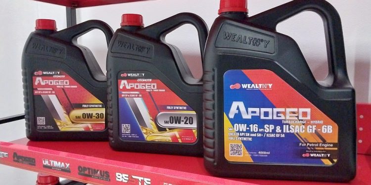 Kelebihan Pelumas Wealthy Apogeo SAE 0W-16 Full Synthetic Terbaru