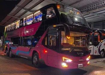 PO Kencana Tambah Bus Double Decker Terbaru dari Karoseri Tentrem