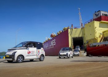 50 Unit Wuling Air ev Untuk KTT Asean 2023 Tiba di Labuan Bajo