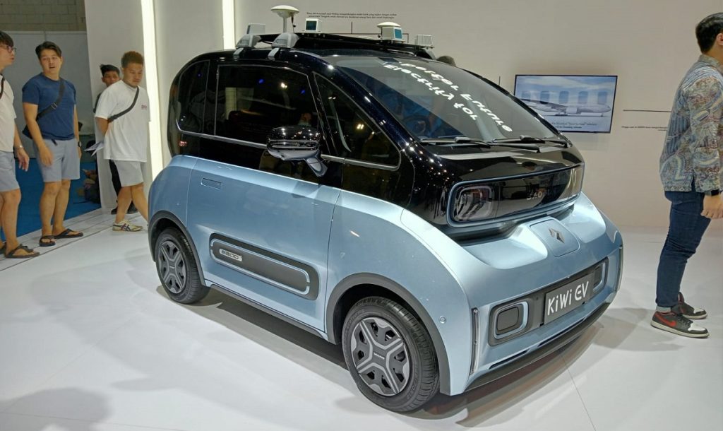 Wuling Kiwi EV dengan teknologi otonom di PEVS 2023