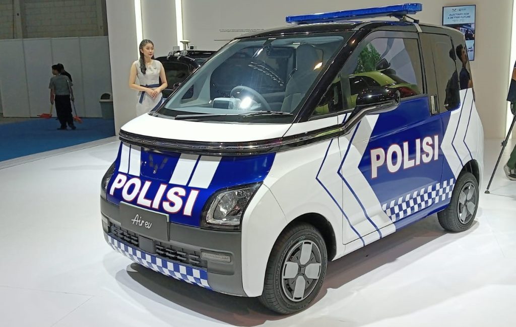 Wuling Air ev sebagai mobil listrik kepolisian