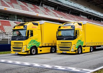 DHL Penuhi Seluruh Kebutuhan Logistik F1 Dengan Truk Berbahan Bakar Nabati