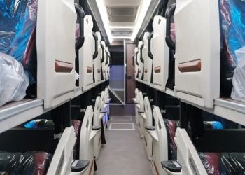PO Agra Mas RIlis 1 Sleeper Bus Baru dari Karoseri Laksana