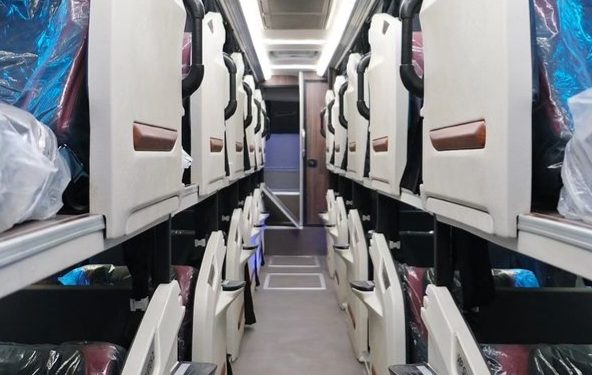 PO Agra Mas RIlis 1 Sleeper Bus Baru dari Karoseri Laksana