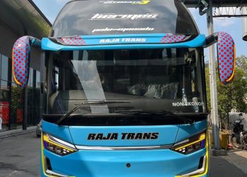 PO Raja Trans Palu Rilis 2 Bus Anyar Pakai Bodi Legacy SR3 XHD Prime Ultimate