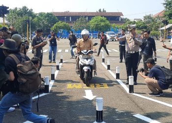 Lintasan Ujian Praktik SIM C Diperbaharui, Tak Ada Lagi Tes Zig-Zag