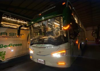 Bus baru PO EPA Star. dok: Instagram Karoseri Tentrem