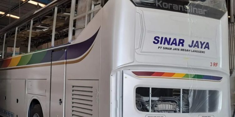 PO Sinar Jaya Ungkap Bus Baru dari Karoseri New Armada, Pakai Bodi Skylander R22