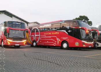 PO Gunung Harta Rilis Dua Jetbus 5 dari Karoseri Adiputro, Pakai Sasis Volvo dan Hino