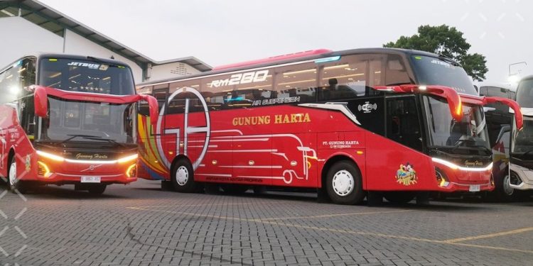 PO Gunung Harta Rilis Dua Jetbus 5 dari Karoseri Adiputro, Pakai Sasis Volvo dan Hino
