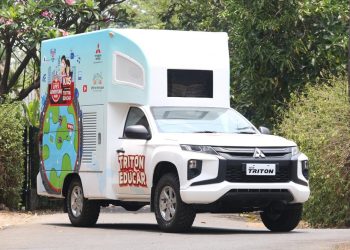 Mitsubishi Triton Educar Jadi Sarana Belajar dan Hiburan Anak – Anak