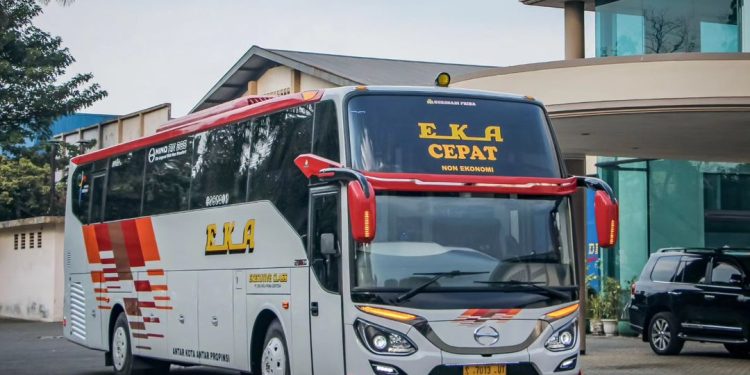Bus Baru PO Eka Mulai Mengaspal, Pakai Bodi dari Karoseri Morodadi Prima