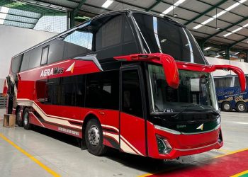 Bus Double Decker Baru PO Agra Mas Segera Mengaspal, Pakai Bodi Jetbus 5