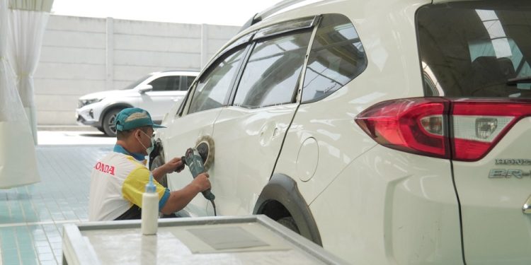 Mudahkan Konsumen, Honda Tambah Layanan Purnajual Perbaikan Bodi dan Cat di Semarang