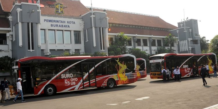 Pemkot Surabaya Sediakan 130 Shuttle Bus Gratis Bagi Penonton Piala Dunia U-17