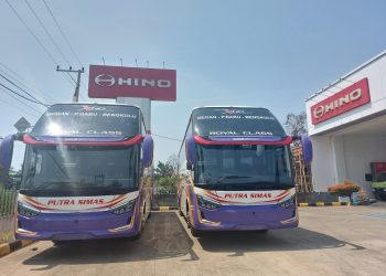 PO Putra Simas Luncurkan 2 Bus Baru Pakai Sasis Hino RM 280 ABS