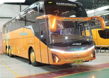 PO TIvidi Rilis Bus Baru dari Karoseri Adiputro, Pakai Sasis Volvo