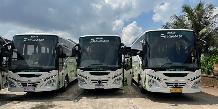 PO Epa Star Rilis 6 Bus Baru Pakai Sasis Hino AK 240 Euro 4, Siap Melibas Jalur Sumatra