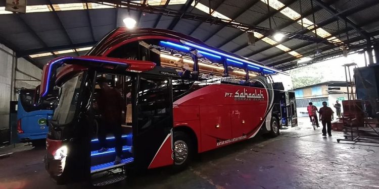 PO Sahaalah Luncurkan Bus Baru, Pakai Kursi Social Distancing
