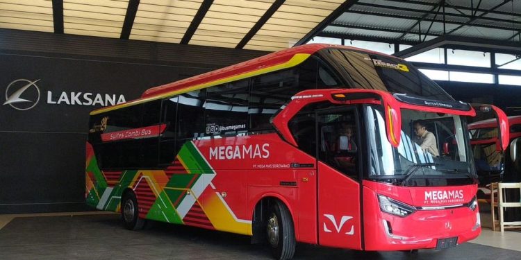 PO Mega Mas Tambah Suites Combi Bus Baru, Masih Edisi Spesial Ulang Tahun