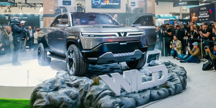 VinFast Pamer Pikap Listrik VF Wild di CES 2024, Tantang GMC Hummer EV