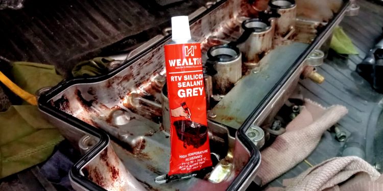 Bikin Anti Bocor, Wealthy RTV Silicone Sealant Grey Punya Daya Rekat Tinggi