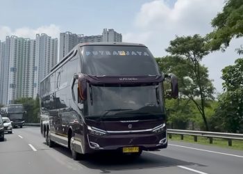 PO Putra Jaya Luncurkan Sleeper Bus Ukuran Jumbo, Ada Telepon Interkom di Setiap Kursi