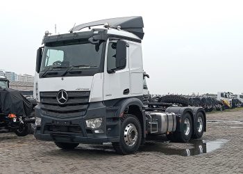 Test Drive Mercedes-Benz Actros 2636 LS 6×4, Truk Serba Otomatis
