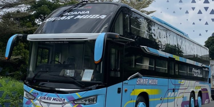 PO Sinar Muda Rilis Sleeper Bus Baru Pakai Sasis Tronton