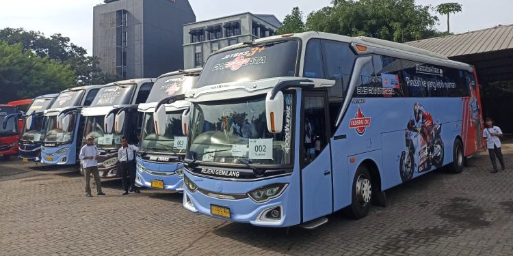 ExxonMobil Berangkatkan Ratusan Mekanik Mudik Gratis, Pakai Bus Sleeper