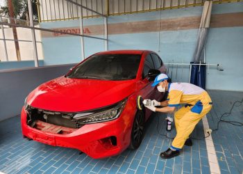 Honda Resmikan Fasilitas Perbaikan Bodi dan Cat Mobil di Jaksel