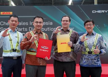 Chery Jalin Kolaborasi Strategis Dengan DHL, Optimalkan Suplai Suku Cadang
